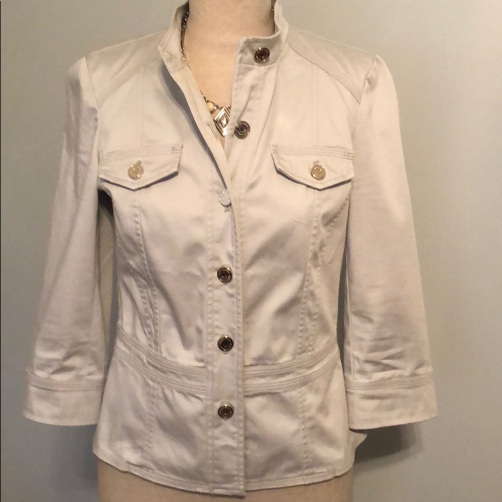 WHBM button up Kaki Jacket